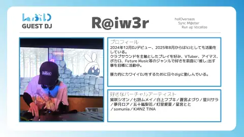 R@iw3r アーティスト写真 1